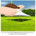 Party Tents Direct Sectional Outdoor Wedding Canopy Event Tent Top ONLY, 30' x 80'   